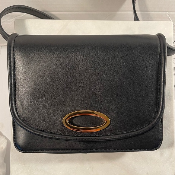 NWT Zara Leather Crossbody Bag - Picture 2 of 15